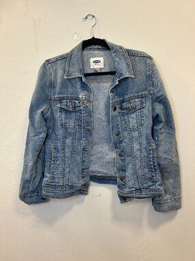 Classic Old Navy Fitted Jean Jacket Size M